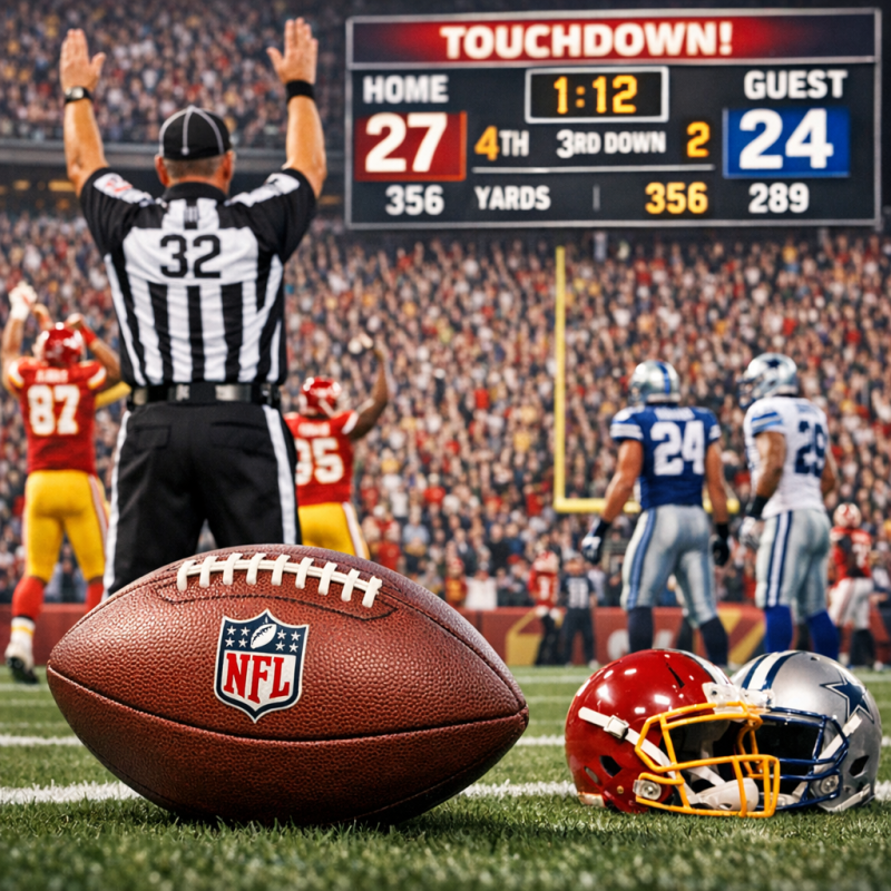 Football action during Seahawks vs Patriots