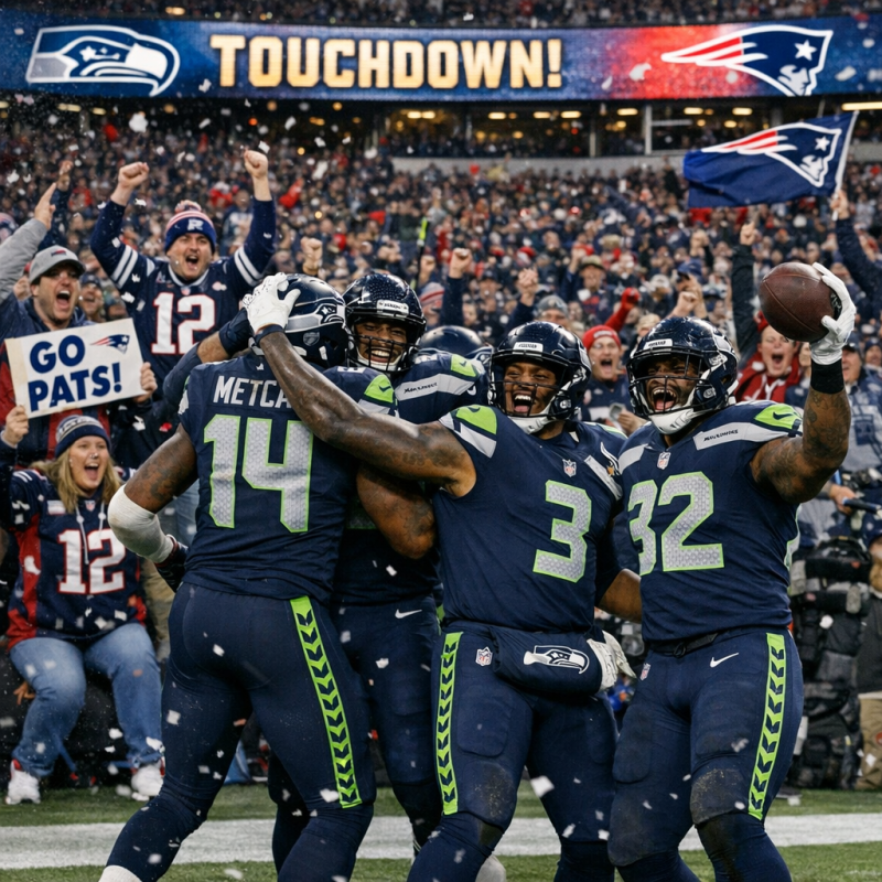 Seahawks vs Patriots game day celebration