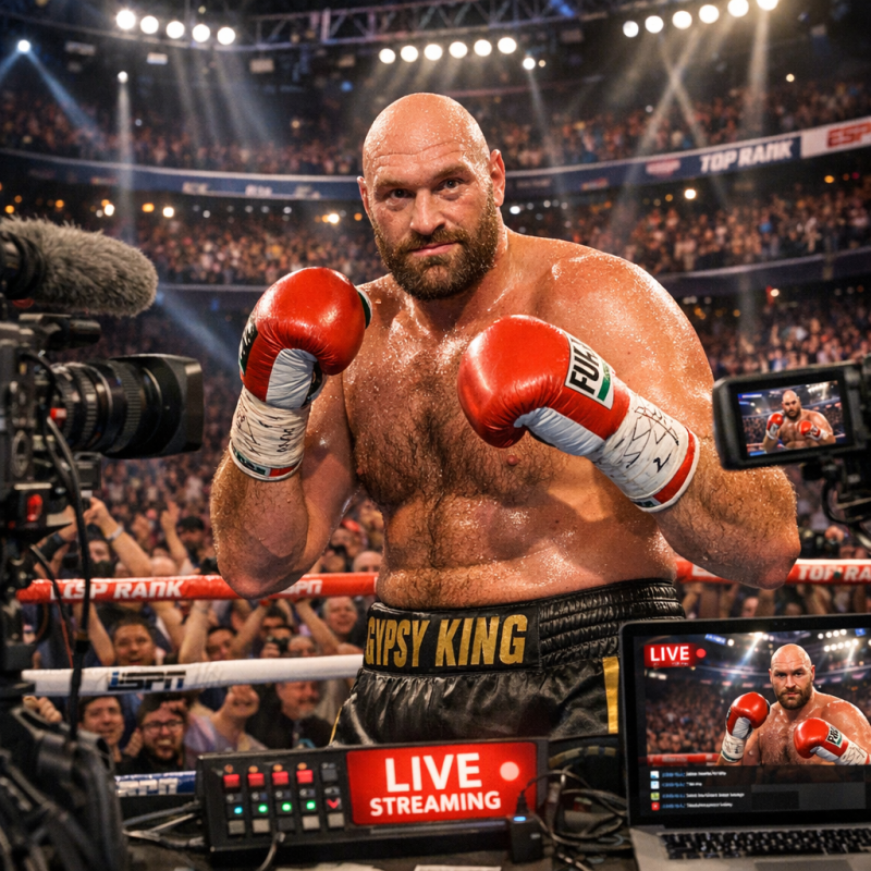 Tyson Fury fight live stream event