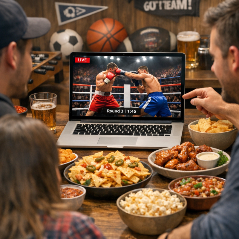 Watching Tyson Fury fight live stream at home