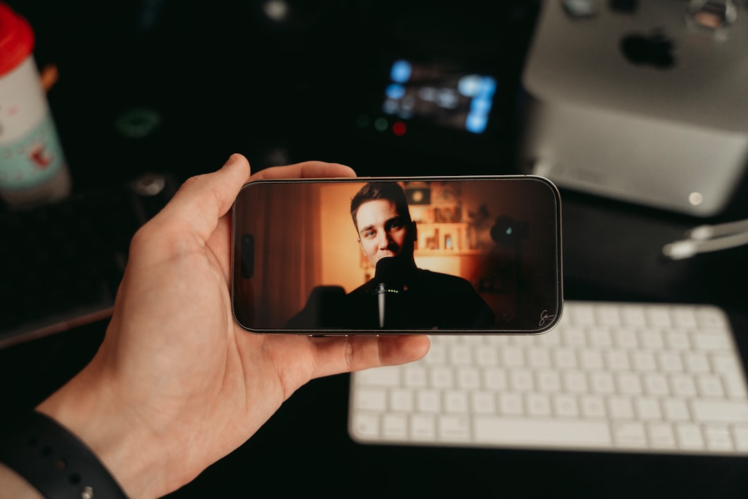 XBMC interface on a screen