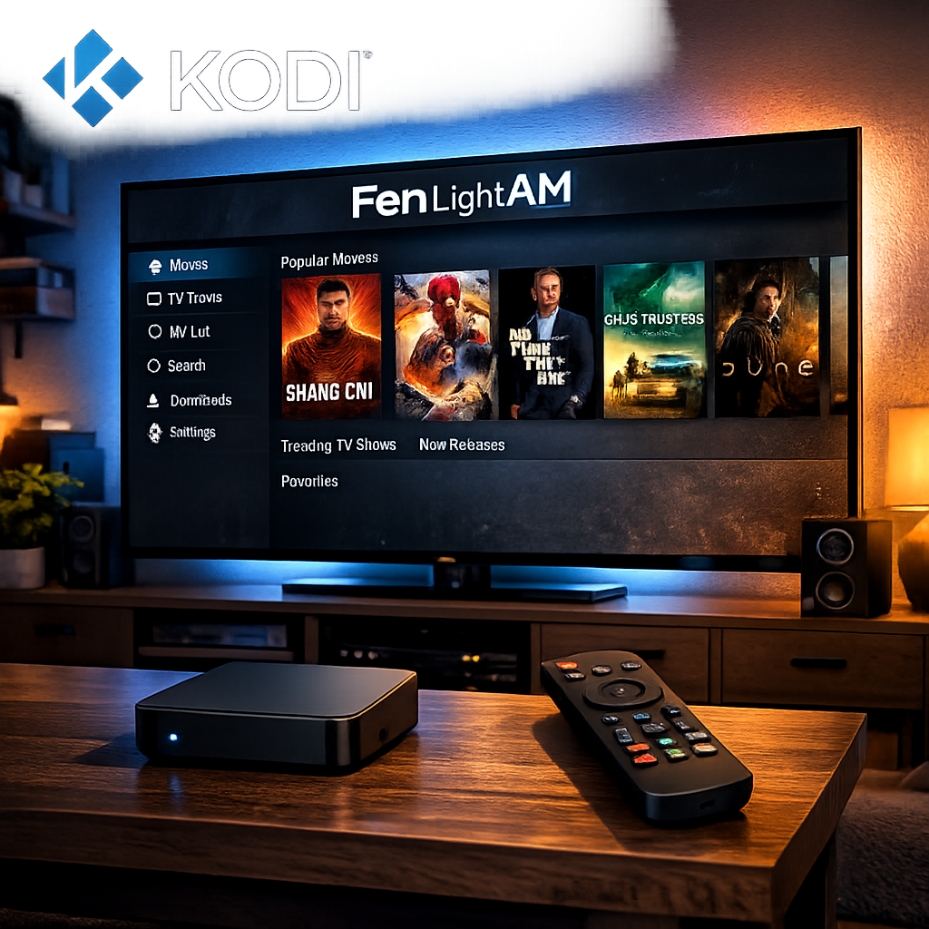 Install Fen Light AM on Kodi interface