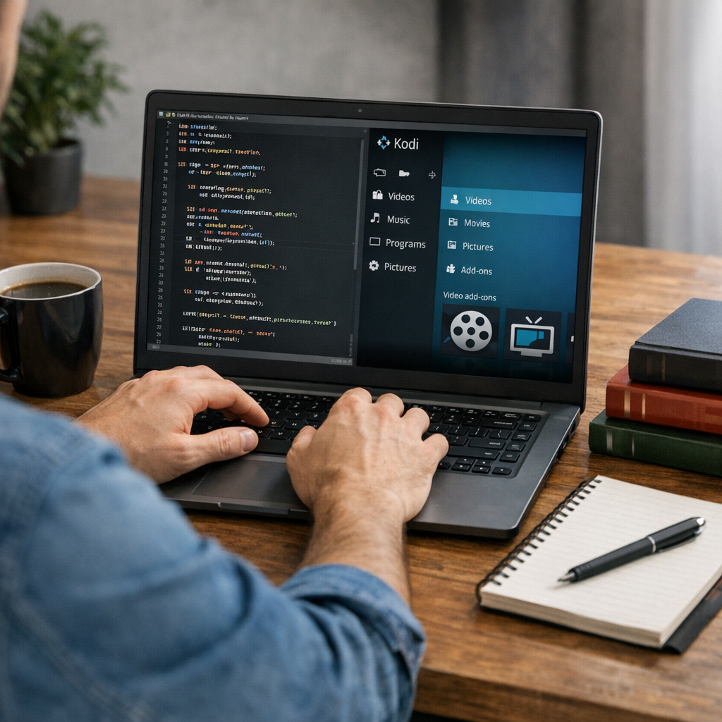 developer creating a Kodi addon