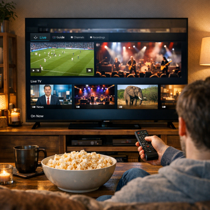 Watching live TV on Kodi